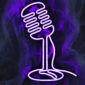 Mikrofon Neon LED