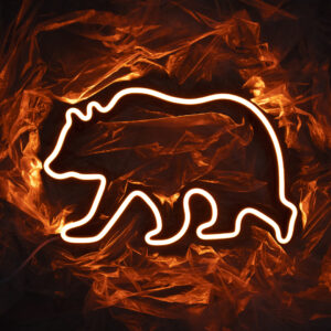 Niedźwiedź Neon LED