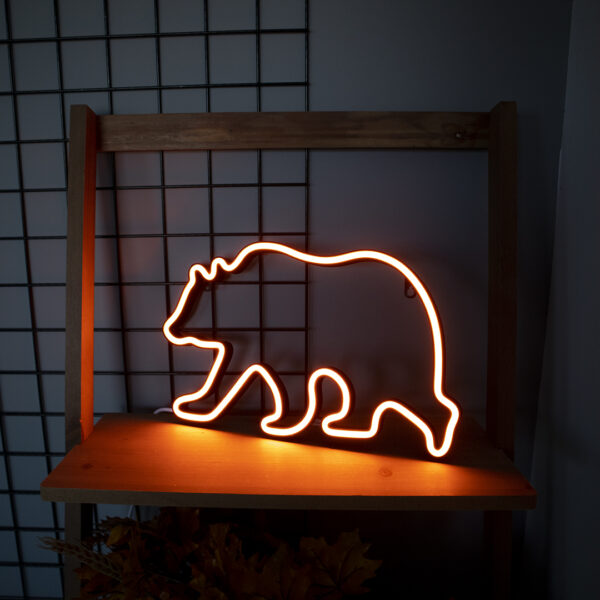 niedźwiedź_neonled Niedźwiedź Neon LED