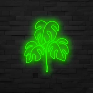 Monstera Neon LED