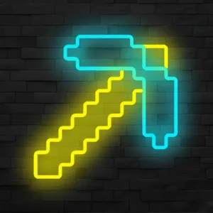 Minecraft Kilof Neon LED