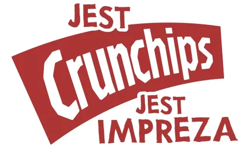Logo Crunchips — oryginalne logo firmy przed realizacją neonu LED przez Ledeon